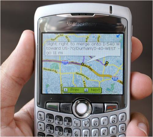 Lanzamiento de Google Maps para BlackBerry